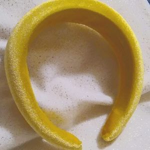 Yellow Velvet Headband💛